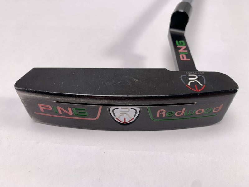 Ping Redwood Anser Black Satin Putter 34" Black Dot Mens RH
