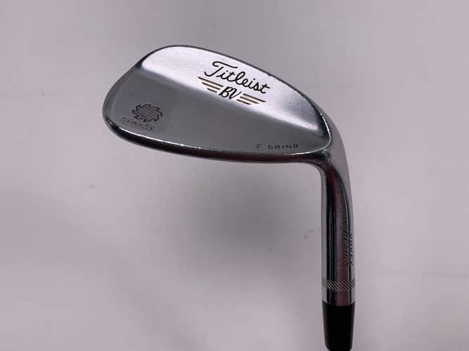 Titleist Vokey SM5 Tour Chrome Sand Wedge SW 56* 14 Bounce F-Grind Wedge RH