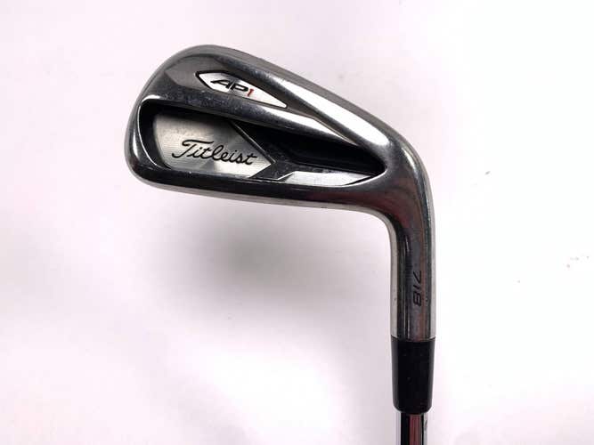 Titleist 718 AP1 Single 7 Iron True Temper AMT R300 Black Regular Steel Mens RH