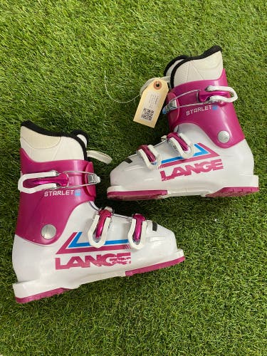 Mondo 21 & 21.5 Lange Starlet 50 JR Ski Boots (Used)