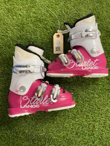 Mondo 17 & 17.5 Lange Starlet 50 JR Ski Boots (Used)