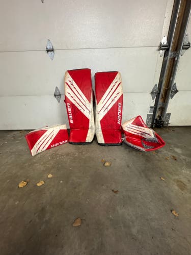 34" Bauer Hyperlite Regular Goalie Full Set (Used)