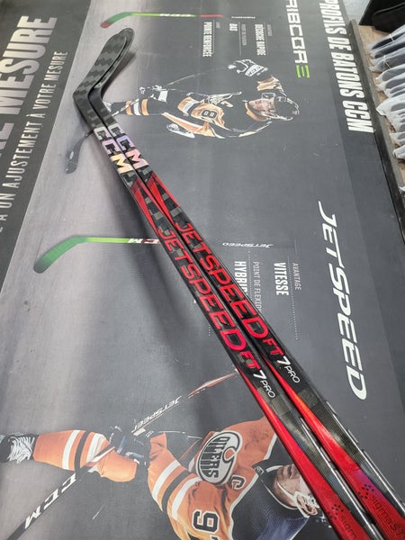 2 PACK | P29 | 95 Flex NEW! Senior CCM Jetspeed FT7 Pro Right Handed Hockey Stick Pro Stock