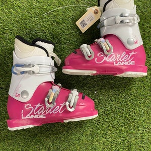 Mondo 20 & 20.5 Lange Starlet 50 JR Ski Boots (Used)