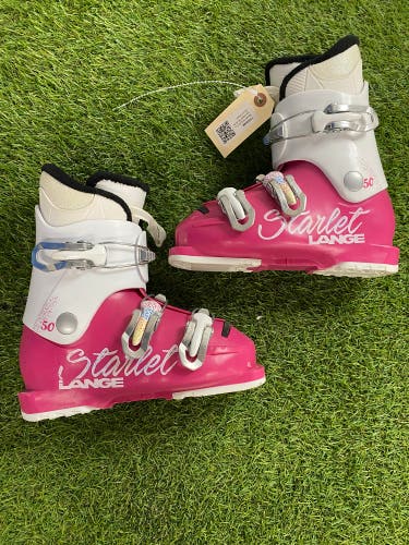 Mondo 20 & 20.5 Lange Starlet 50 JR Ski Boots (Used)