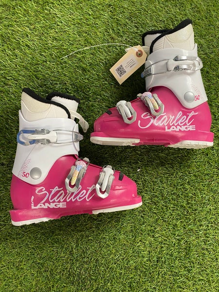 Mondo 20 & 20.5 Lange Starlet 50 JR Ski Boots (Used)