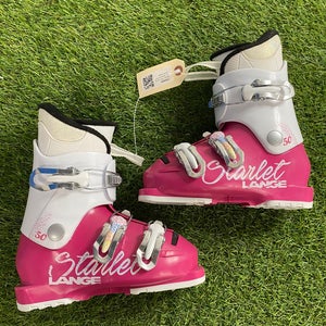 Mondo 19 & 19.5 Lange Starlet 50 JR Ski Boots (Used)