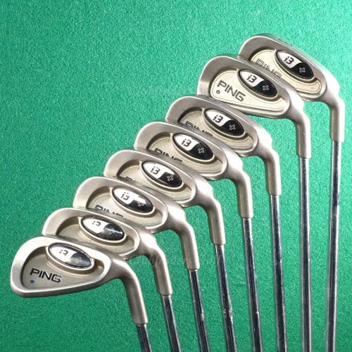 Ping i3+ Blue Dot 3-PW Iron Set Factory Cushin CS Lite Steel Stiff