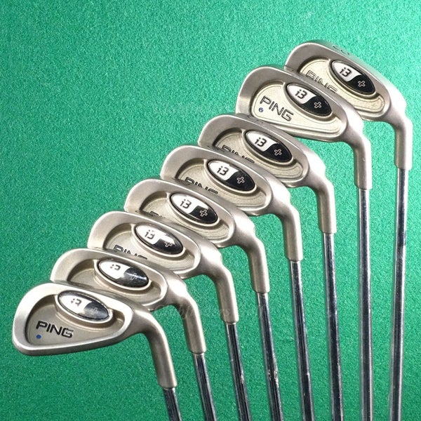 Ping i3+ Blue Dot 3-PW Iron Set Factory Cushin CS Lite Steel Stiff