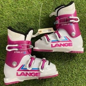 Mondo 21 & 21.5 Lange Starlet 50 JR Ski Boots (Used)