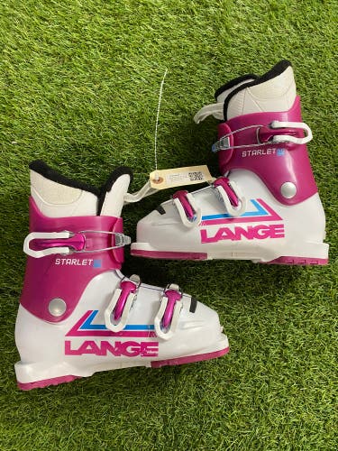 Mondo 21 & 21.5 Lange Starlet 50 JR Ski Boots (Used)