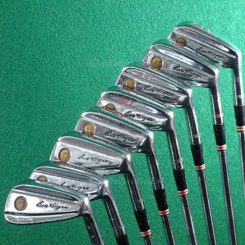 VINTAGE Ben Hogan Medallion (1978-81) 3-EW Iron Set Hogan Apex 3 Steel Regular