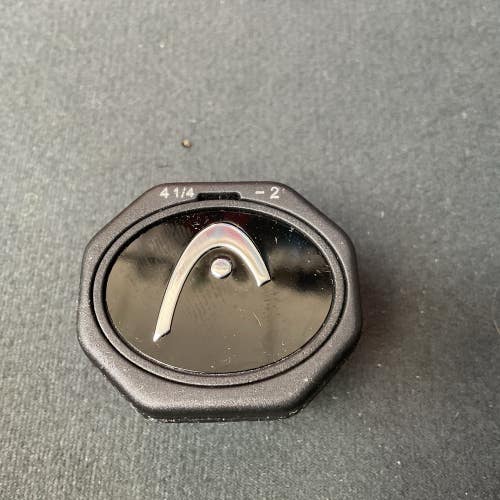 Head Tennis Racket Butt Cap G2 [4 1/4] Racquet Grip Cap Black 285332-20 USED