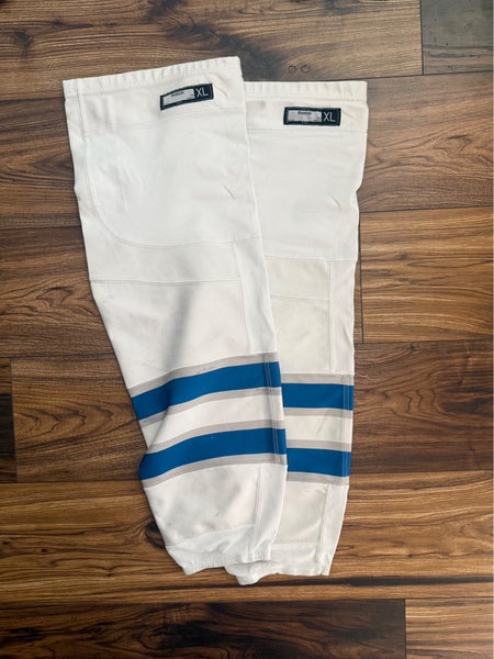 Pro Stock New Reebok XL Winnipeg Jets White/Away Hockey Socks