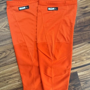 Pro Stock Reebok XL Philadelphia Orange practice Hockey Socks