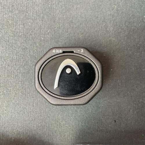 Head Tennis Racket Butt Cap G3 [4 3/8] Racquet Grip Cap Black 285332-30