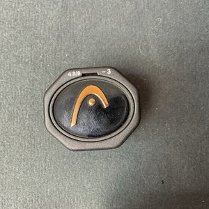 Head Tennis Racket Butt Cap G3 [4 3/8] Racquet Grip Cap Black 285332-30