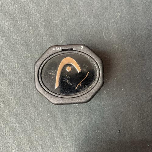 Head Tennis Racket Butt Cap G3 [4 3/8] Racquet Grip Cap Black 285332-30
