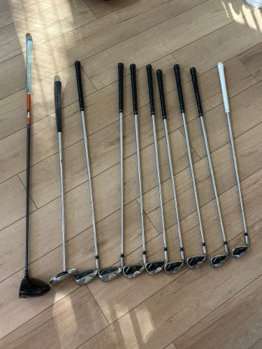Men's Callaway Left Hand Clubs (Full Set) Regular Flex 10 Pieces (Used)