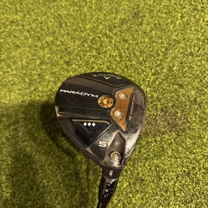 Callaway Paradym Triple Diamond 5 18* Fairway Wood, Hzruds Stiff Flex, RH
