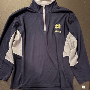 Notre Dame 1/4 Zip Lacrosse jacket (xl)