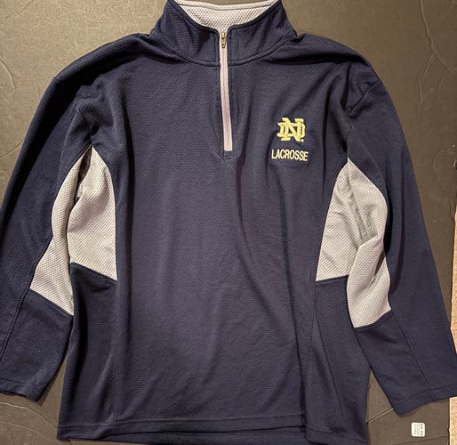 Notre Dame 1/4 Zip Lacrosse jacket (xl)