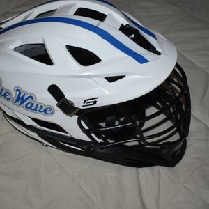 Cascade S Lacrosse Player Helmet w/Adjustable SPR Fit, White - Great Condition!