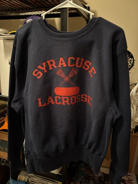Vintage reverse weave SU lacrosse crewneck (medium)
