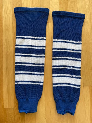 Blue Intermediate Medium Athletic Knit Socks (Used)
