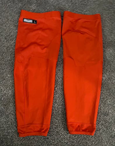 Orange Senior Large Adidas Socks Pro Stock (Used)