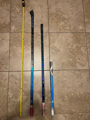Broken Hockey Stick Shafts
