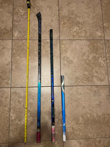 Broken Hockey Stick Shafts