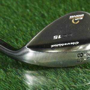 CLEVELAND CG15 LOB WEDGE BLACK PEARL ZIP GROOVES TRACTION WEDGE FLEX RH 58 12
