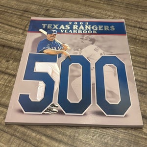 Texas Rangers MLB 2003 Yearbook New Alex Rodriguez