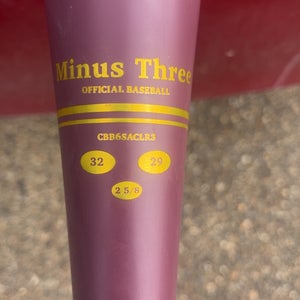 2025 Combat MFG Spec A1 Alloy BBCOR Certified Bat (-3) 29 oz 32" (Used)