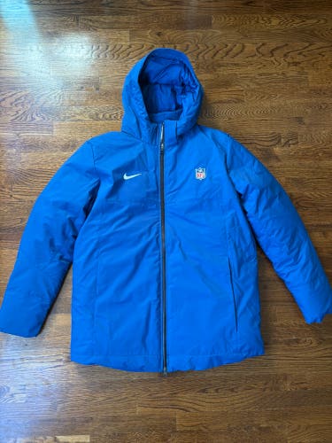 Nike NFL Equipment Sideline Storm Parka Jacket 550 Size L Winter Coat