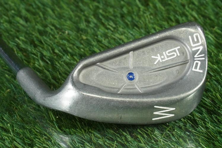 PING ISI-K PITCHING WEDGE "W" KARSTEN CUSHIN DGS STEEL STIFF FLEX BLUE DOT RH