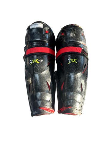 Used Bauer Senior Shin Guards Black 14" 11833-S000166718