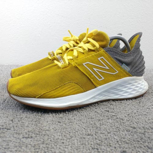 New Balance Fresh Foam Roav V1 Mens Size 9.5 Running Shoes Yellow Gold Sneakers