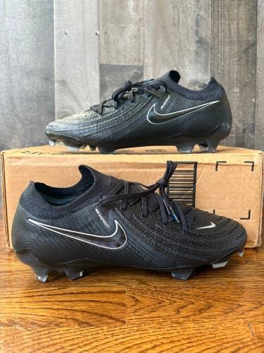 Nike Phantom GX II 2 Elite FG Black FJ2559-001 Men's Sz 7.5 Women's 9 Cleats New