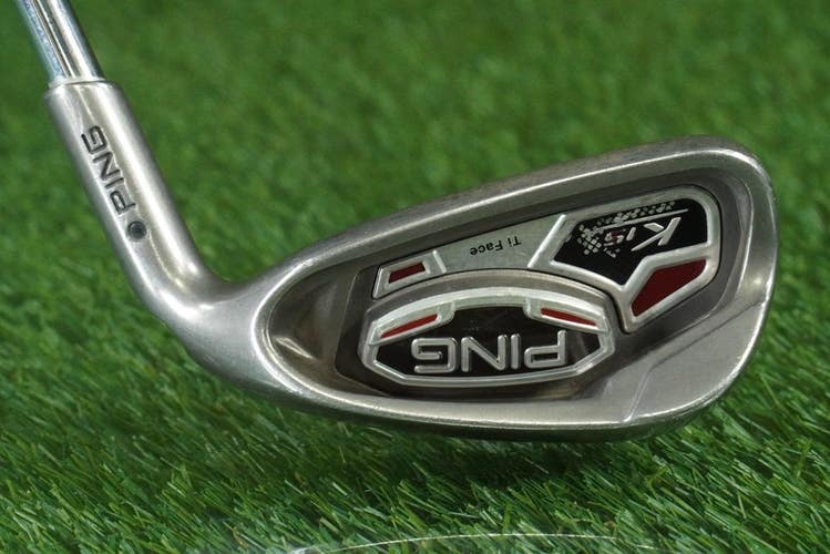 PING K15 7 IRON TI FACE AWT STEEL STIFF FLEX BLACK DOT RH ~ LOOK!!