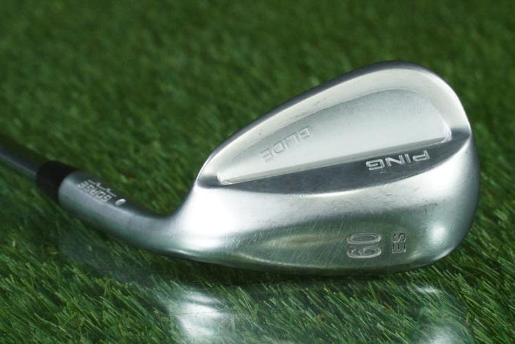 PING GLIDE GORGE LOB WEDGE STEEL SPINNER SHAFT WHITE DOT RH 60 ES ~ LOOK!!