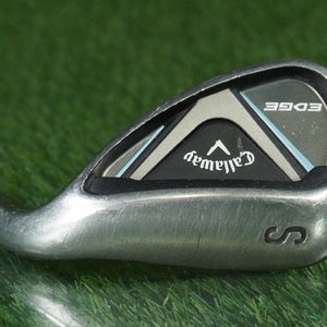 CALLAWAY EDGE SAND WEDGE "S" STEEL STIFF FLEX RH ~ LOOK!!
