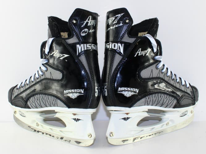 Mission Amp 7 Hockey Skates Size 6 (Used) Men Shoe 7.5 US Size