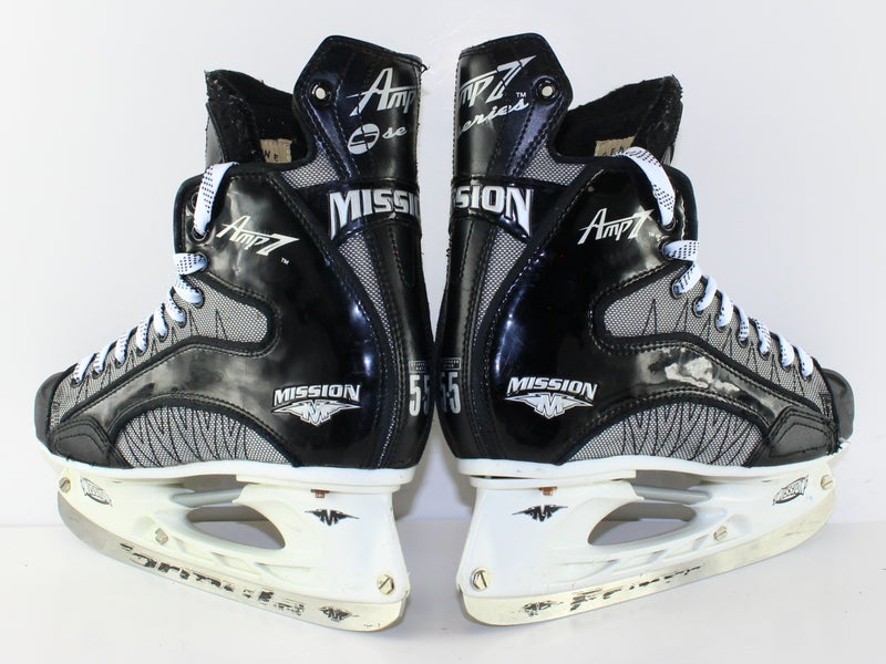 Mission Amp 7 Hockey Skates Size 6 (Used) Men Shoe 7.5 US Size