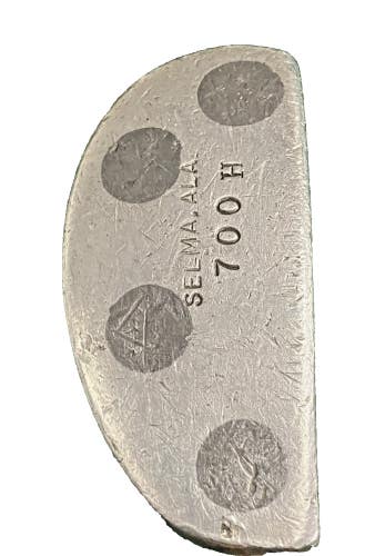 Otey Crisman 700H Hickory Shaft Putter Selma ALA Early Bottom Stamp RH 35" Rare