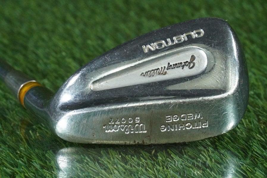 WILSON JOHNNY MILLER CUSTOM PITCHING WEDGE 50077 MATCHED FLEX LITE RH ~ VINTAGE!
