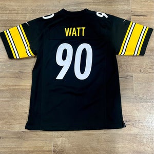 TJ Watt Kids Large Nike Jersey Black Pittsburgh Steelers