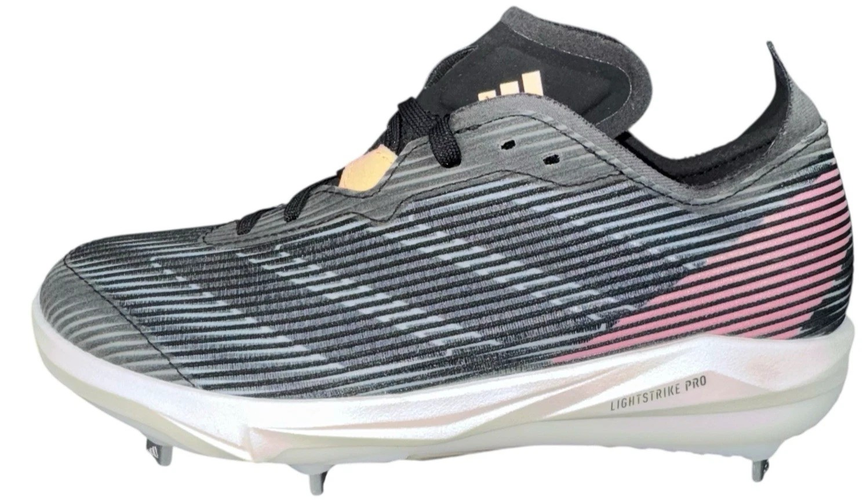 BlackAdidas Adizero Instinct Softball Cleats Womens Size 6.5 Black Pink Silver New