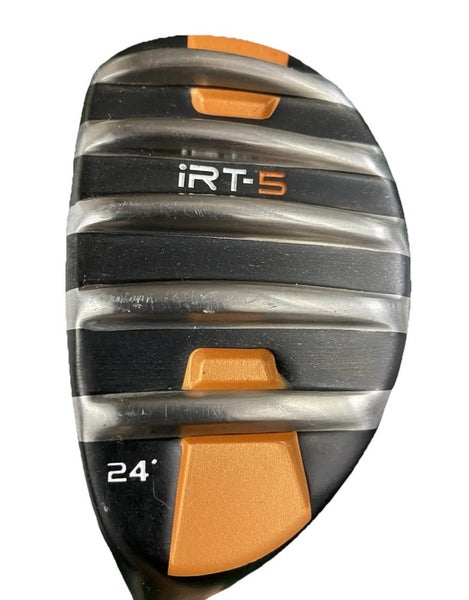 IRT-5 Golf 5 Rescue Hybrid 24* LH 75g Senior Flex Graphite 38.5" Nice Grip Lefty
